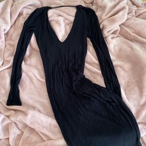 Very sexy black evening dress